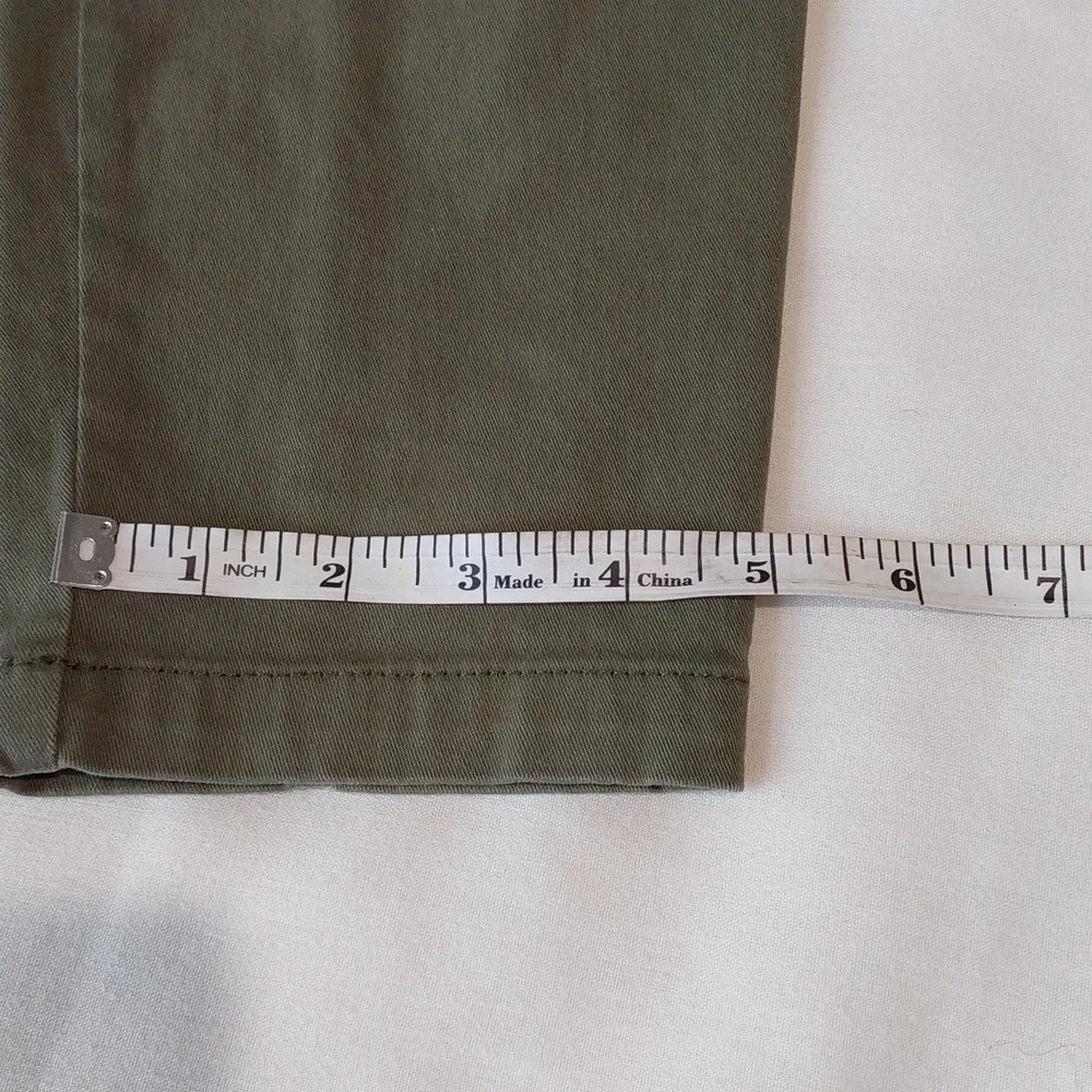 Gap Ultra Skinny Crop Stretch‎ Pants! Green. Size 6A.